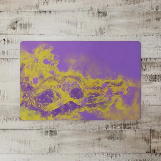 Mardi Gras Mask Floor Mat {3}