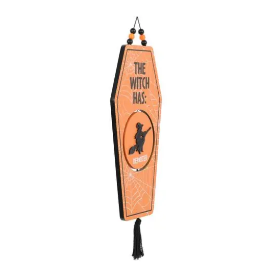 17.5" Hanging Reversible Witch Coffin Sign by Ashland&reg; {8}