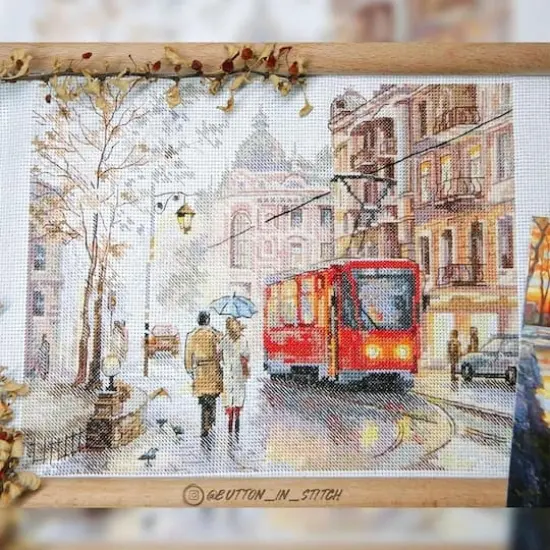 Alisa October In The City Cross Stitch Kit {6}