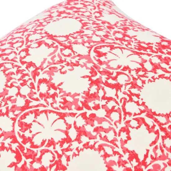 Hello Honey&reg; Red Ivy Print Pillow Cover {6}