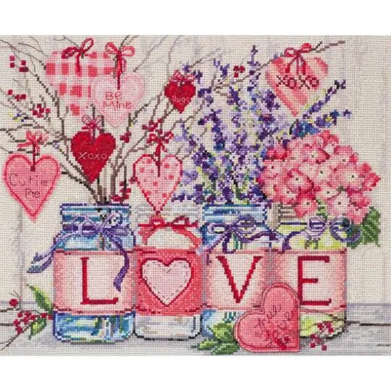 Abris Art With Tender & Love Counted Cross Stitch Kit {1}