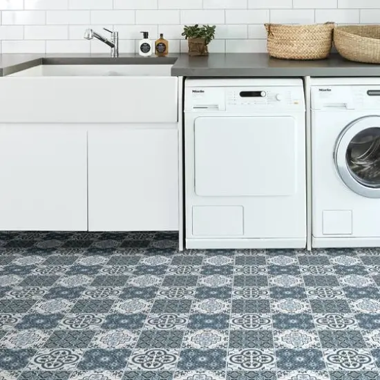 FloorPops Myriad Peel & Stick Floor Tiles {7}