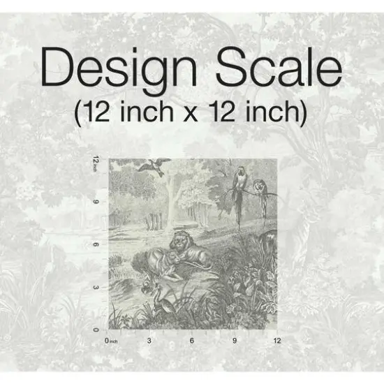 RoomMates Jungle Toile Peel & Stick Wallpaper Taupe/Gray {8}