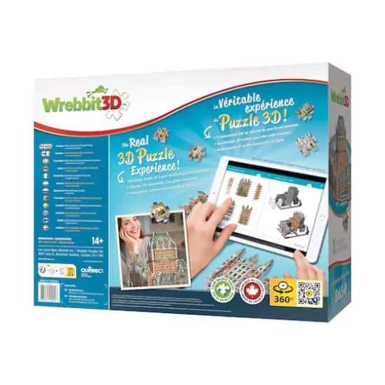 Castles & Cathedrals - Le Chateau Frontenac 3D Puzzle: 865 Pcs {5}