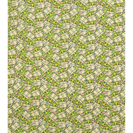 The Mandalorian Grogu Stack Precut Cotton Fabric {4}