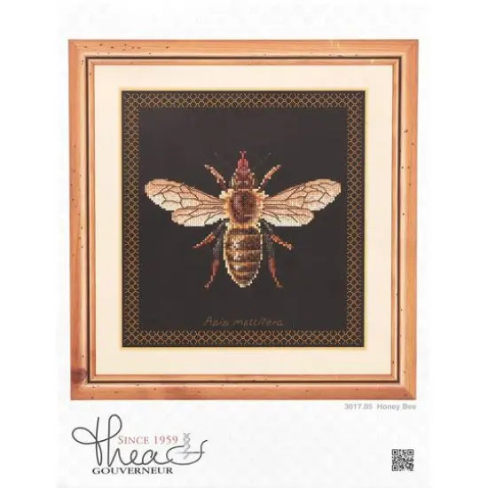 Thea Gouverneur Honey Bee Cross Stitch Kit {5}