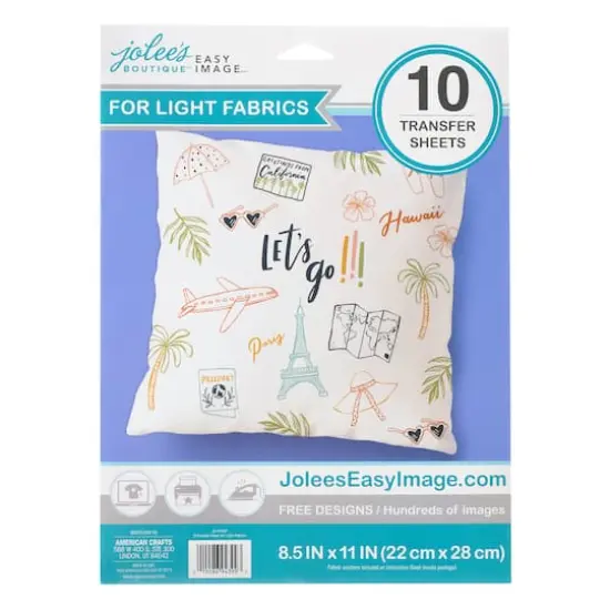 Jolee's Boutique&reg; Iron-on Transfer Paper for White Fabric {1}