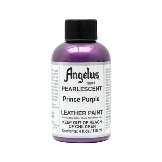 Angelus&reg; Pearlescent Leather Paint, 4oz. Prince Purple {1}