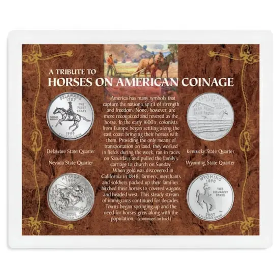 American Coin Treasures A Tribute To Horses On American Coinage {1}