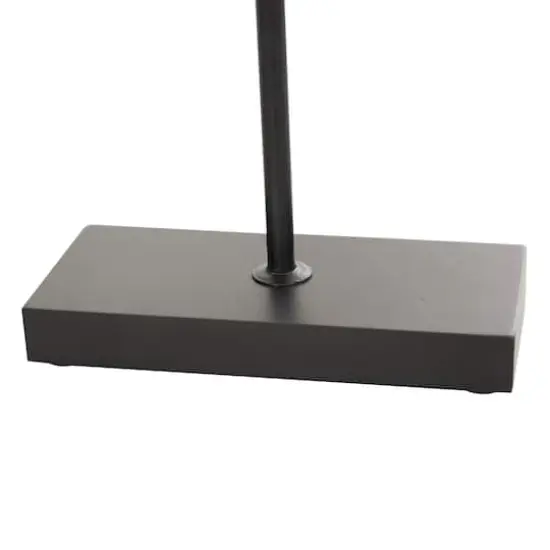 Brown Wood Geometric Beaded Ring Sculpture Set {5}