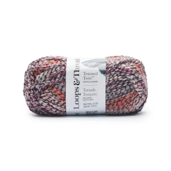 Textured Twist&trade; Yarn by Loops & Threads&reg; Vibrant Night {1}