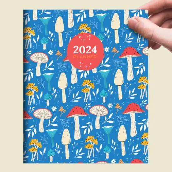TF Publishing Medium 2024 Magic Mushroom Monthly Planner {7}