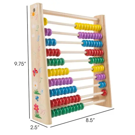 Toy Time Classic & Colorful Wooden Abacus {3}