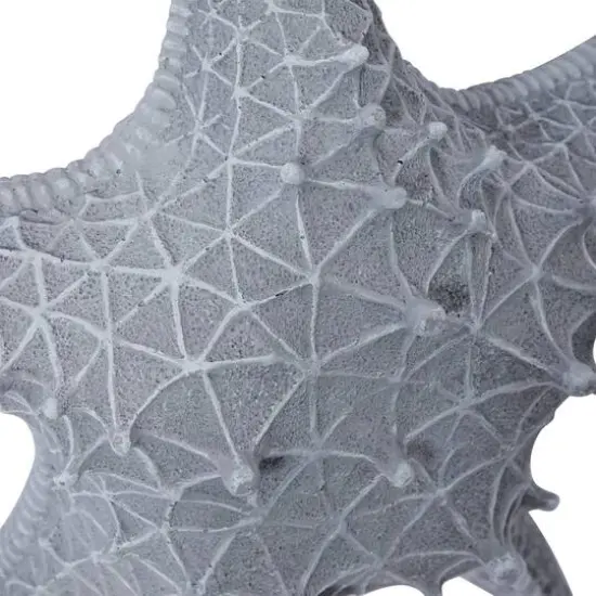 Dark Grey Coastal Polystone Wall Decor, 20" x 20" {6}