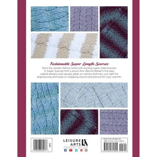 Leisure Arts&reg; Super Scarves Book {3}