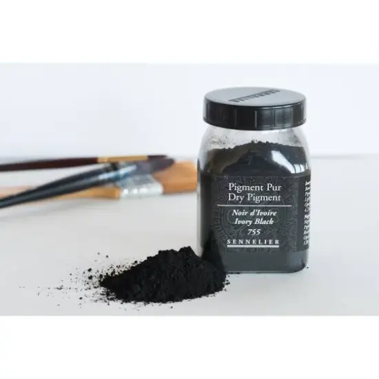 Sennelier Dry Pigment 755 Ivory Black {4}