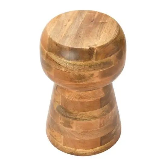 Hello Honey&reg; Cuvee Modern Boho Solid Wood End Table Natural {7}