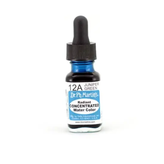 Dr. Ph. Martin's&reg; Radiant Concentrated Watercolor, 0.5oz. 12A Juniper Green {1}
