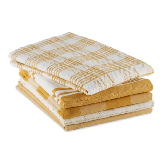 DII&reg; Honey Gold Everyday Dish Towels, 5ct. {5}