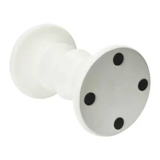 Hello Honey&reg; Berns Mid-Century Modern Solid Mango Table with Flat Top White {3}