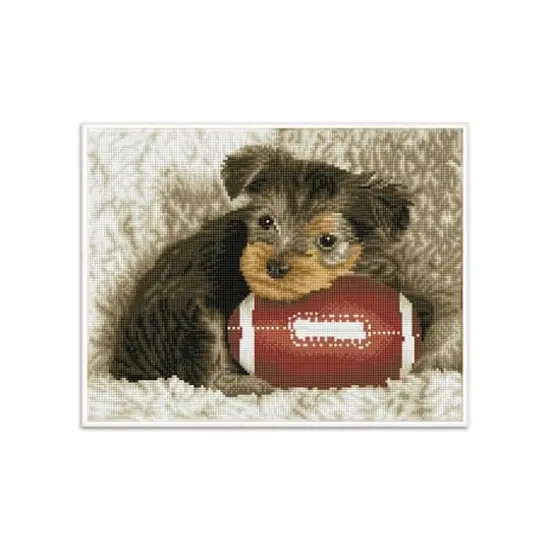 Diamond Dotz&reg; Intermediate Footy Pup Pre-Framed Diamond Painting Kit {5}