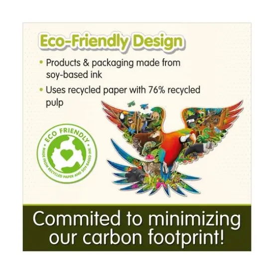 Wildlife World Puzzle - Rainforest: 200 Pcs {7}