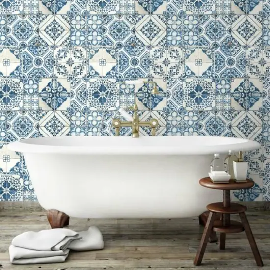RoomMates Mediterranean Tile Peel & Stick Wallpaper {4}
