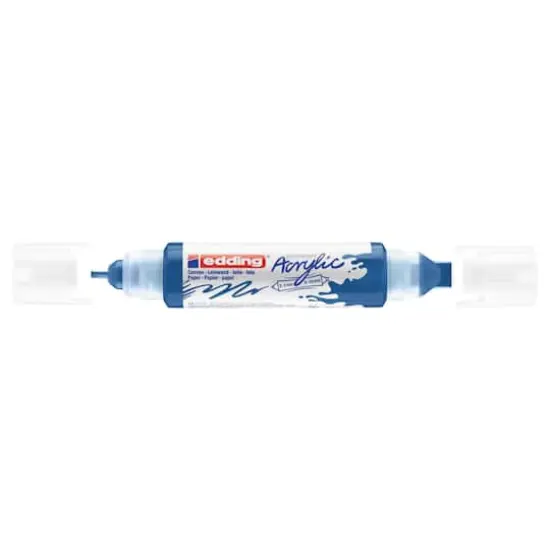 edding&reg; 5400 Acrylic 3D Double Liner Marker Gentian Blue {3}