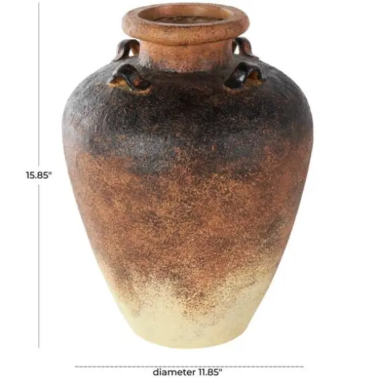 Copper Magnesium Oxide Antique Amphora Vase {9}