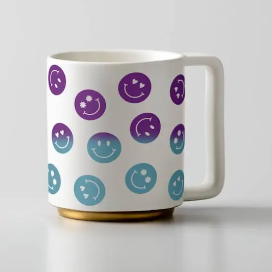 Cricut&reg; Permanent Heat-Activated Color-Changing Vinyl Purple/Turquoise {7}