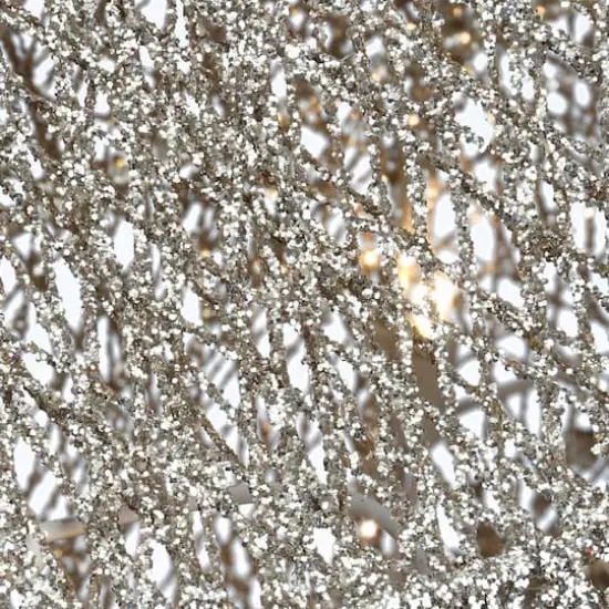 48" Crystal Splendor Reindeer Decoration, White LED Lights {5}