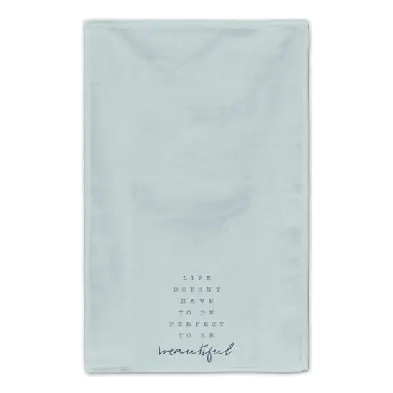 Life is Beautiful Tea Towel Set Blue {5}
