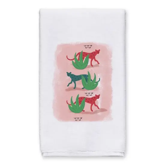 Tropical Cheetahs Hand Towel Set {3}