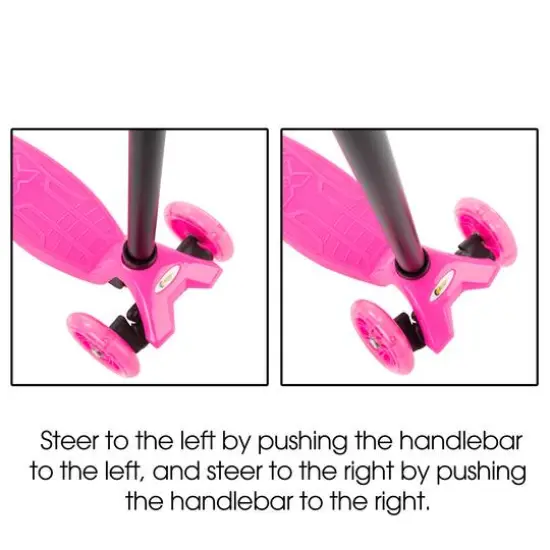 Toy Time Pink Beginner 3-Wheel Scooter {5}