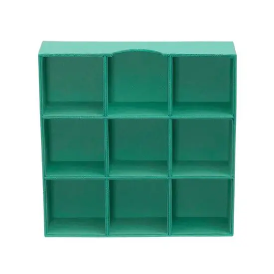 Household Essentials 9-Compartment Drawer Organizers, 2ct. Green {3}