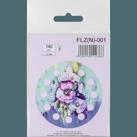 Wonderland Crafts 13mm x 7mm Stickers for Embroidery Organizers {4}