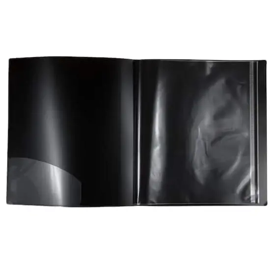 JAM Paper Black 14" x 17" Display Book with 24 Pages {3}