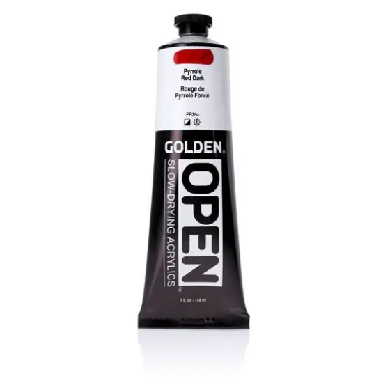 Golden&reg; OPEN&trade; Slow-Drying Acrylics, 5oz. Pyrrole Red Dark {1}