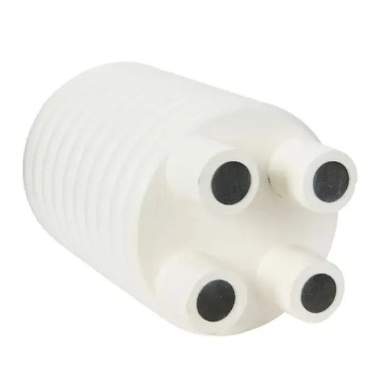 Hello Honey&reg; 18.5" White Finish Dossier Vintage-Inspired Solid Wood End Table with Flat Top {5}