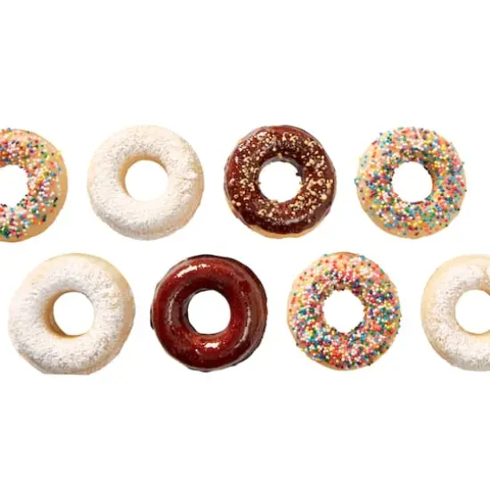 12-Cavity Metal-Reinforced Silicone Mini Donut Pan by Celebrate It&reg; {5}