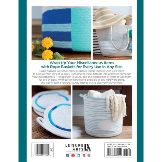 Leisure Arts&reg; Learn to Make Rope Baskets Book {3}