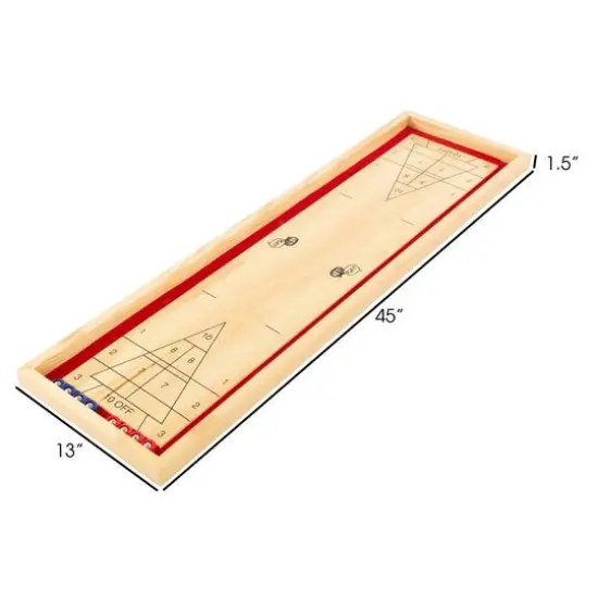 Toy Time Tabletop Shuffleboard Game {3}