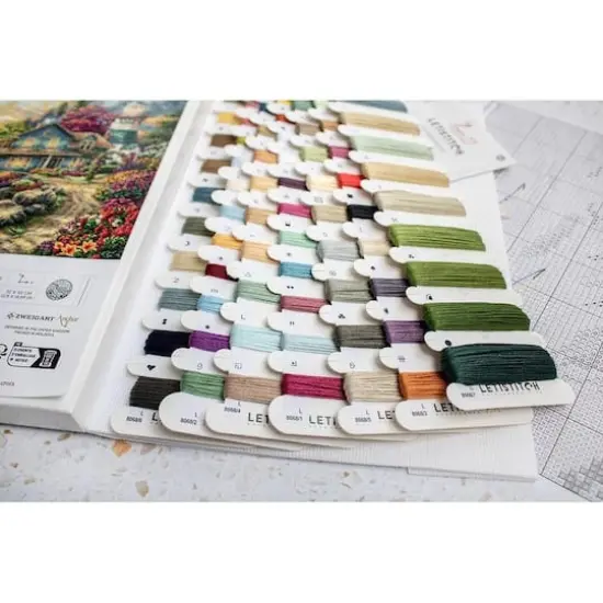 LetiStitch Sunrise by the Sea Counted Cross Stitch Kit {8}