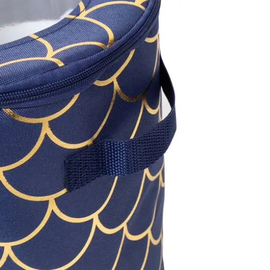 Honey Can Do Golden Scallop Round Dinnerware Storage Box Set {8}