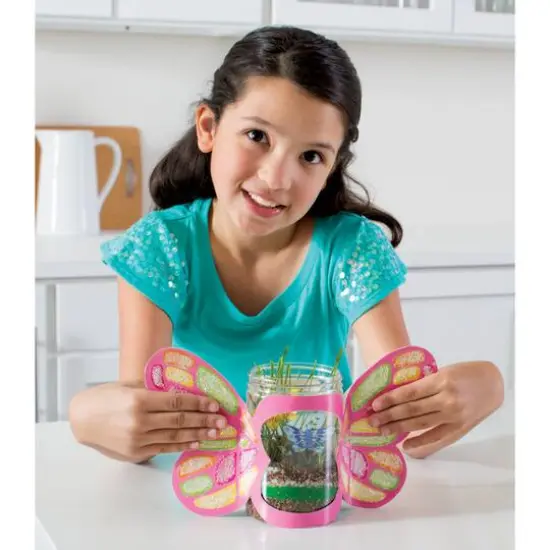 Faber-Castell&reg; Creativity for Kids&reg; Sparkle & Grow Butterfly Terrarium {7}