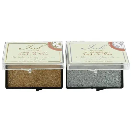 Manuscript Gold & Silver Wax Sealing Ink Pads, 18ct. {3}