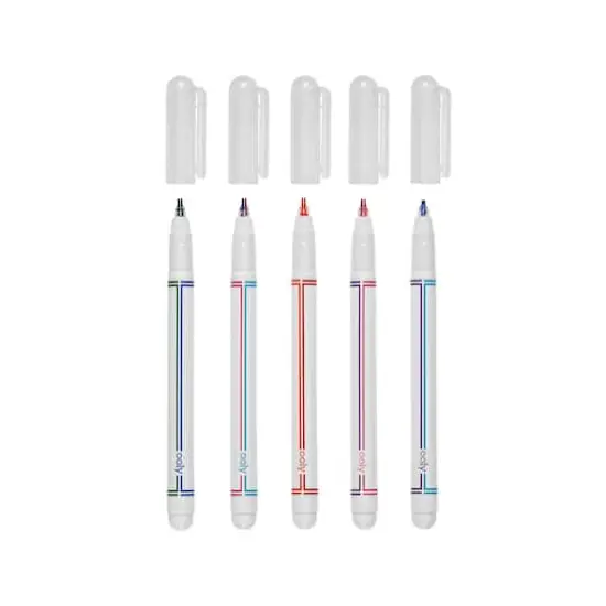 OOLY Seeing Double Fine Felt Double Tip Markers Set {3}