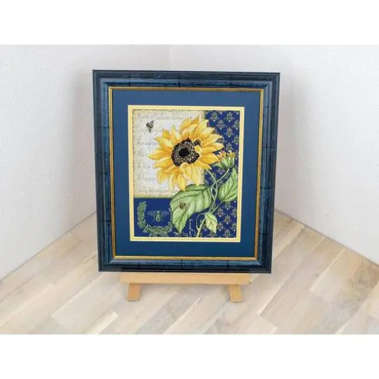 LetiStitch Sunflower Melody Counted Cross Stitch Kit {12}