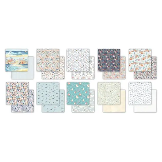 Craft Consortium Double-Sided Paper Pad 12" x 12" 40 ct. Ocean Tale {4}