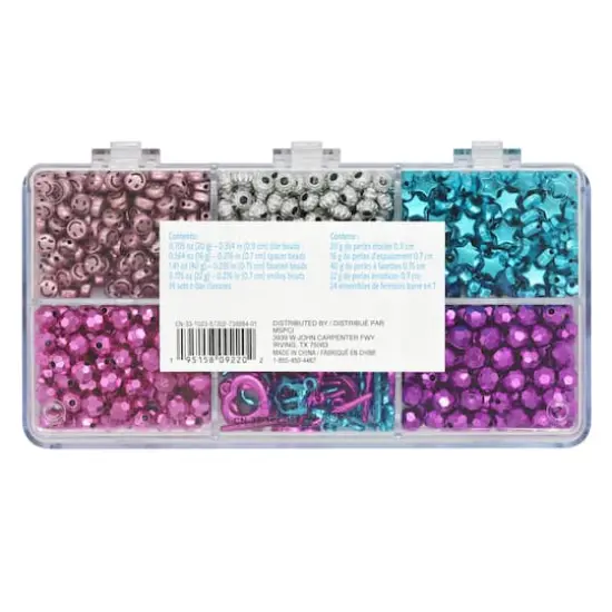 Metallic Brights & Findings Bead Box by Creatology&trade; {4}